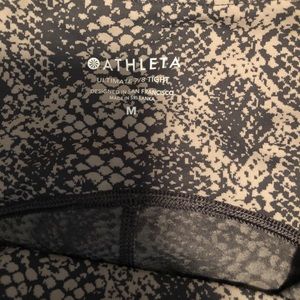 Snake print Athleta Legging